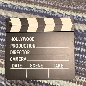 Black and White Movie Clapperboard FOR DISPLAY